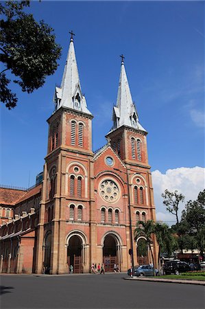 Notre Dame Cathedral, Ho Chi Minh City (Saigon), Vietnam, Indochina, Southeast Asia, Asia Foto de stock - Con derechos protegidos, Código: 841-07083101