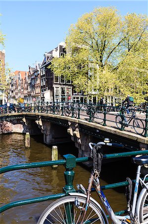 simsearch:841-06344826,k - Brouwersgracht Canal, Amsterdam, Netherlands, Europe Fotografie stock - Rights-Managed, Codice: 841-07083146