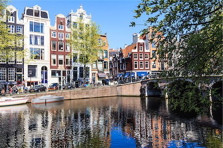 simsearch:841-07083127,k - Singel Canal, Amsterdam, Netherlands, Europe Photographie de stock - Rights-Managed, Code: 841-07083149