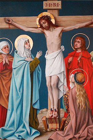 simsearch:841-05784281,k - The Crucifixion of Jesus, Holy Blood Basilica, Bruges, West Flanders, Belgium, Europe Foto de stock - Direito Controlado, Número: 841-07083195