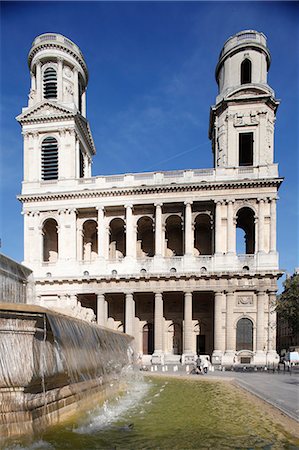 Saint-Sulpice church, Paris, France, Europe Stock Photo - Rights-Managed, Code: 841-07083270