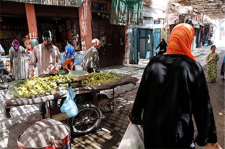 simsearch:841-03062245,k - A souk in the Medina of Marrakech, Morocco, North Africa, Africa Stock Photo - Rights-Managed, Code: 841-07083307