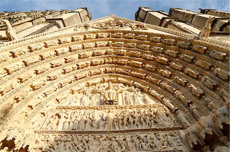 The Last Judgement, Western portal, Bourges Cathedral, UNESCO World Heritage Site, Cher, Centre, France, Europe Photographie de stock - Rights-Managed, Code: 841-07083325