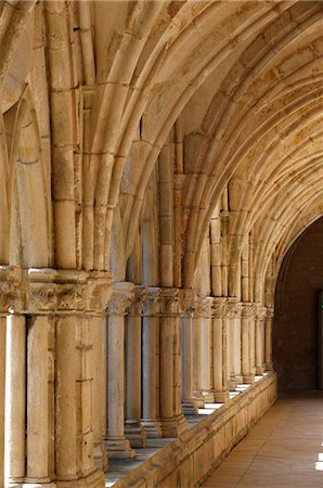 france historical place photo - The Cloister, The Cistercian Abbey of Noirlac, Bruere-Allichamps, Cher, Centre, France, Europe Stock Photo - Rights-Managed, Code: 841-07083329