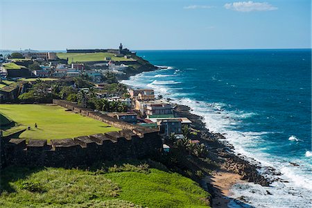 simsearch:841-03672756,k - San Felipe del Morro, UNESCO World Heritage Site, San Juan, Puerto Rico, West Indies, Caribbean, Central America Foto de stock - Con derechos protegidos, Código: 841-07083425