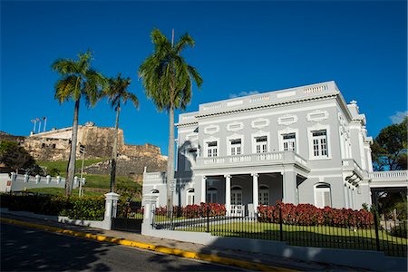 The casino of San Juan, Puerto Rico, West Indies, Caribbean, Central America Stock Photo - Rights-Managed, Code: 841-07083430