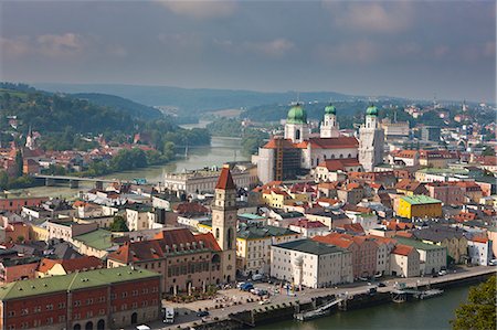 simsearch:841-07082016,k - View over the River Danube and Passau, Bavaria, Germany, Europe Foto de stock - Con derechos protegidos, Código: 841-07083469