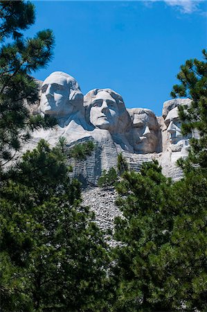 Mount Rushmore, South Dakota, United States of America, North America Foto de stock - Con derechos protegidos, Código: 841-07083517