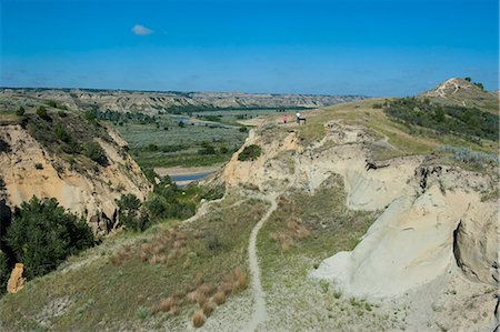 Roosevelt National Park, North Dakota, United States of America, North America Photographie de stock - Rights-Managed, Code: 841-07083524