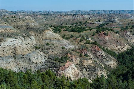 Roosevelt National Park, North Dakota, United States of America, North America Photographie de stock - Rights-Managed, Code: 841-07083525