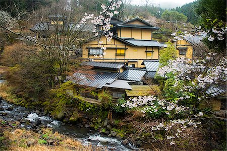 Kurokawa onsen, public spa, Kyushu, Japan, Asia Stock Photo - Rights-Managed, Code: 841-07083671