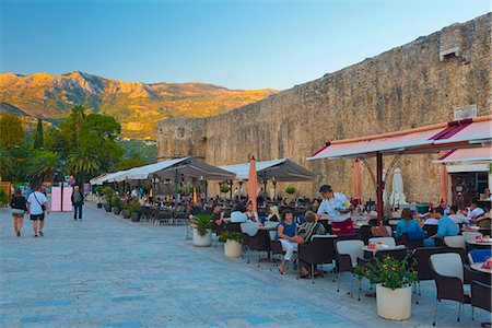 people's square - Old Town (Stari Grad), Budva, Montenegro, Europe Stock Photo - Rights-Managed, Code: 841-07083780