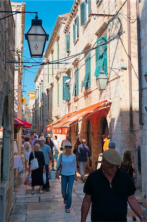 Old Town (Stari Grad), Dubrovnik, Dalmatia, Croatia, Europe Photographie de stock - Rights-Managed, Code: 841-07083820