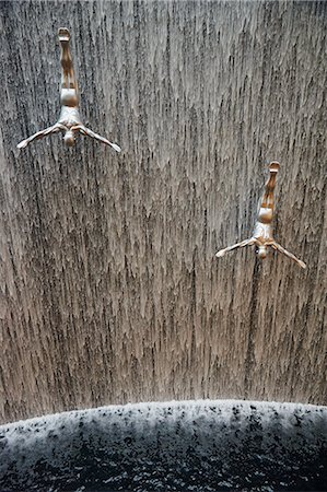 sculptures in water - Fountain of the Mall of the Emirates Commercial Center, Dubai, United Arab Emirates, Middle East Stock Photo - Rights-Managed, Code: 841-07083868