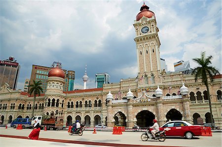 simsearch:841-07084139,k - Sultan Abdul Samed Building, Kuala Lumpur, Malaysia, Southeast Asia, Asia Foto de stock - Direito Controlado, Número: 841-07083874