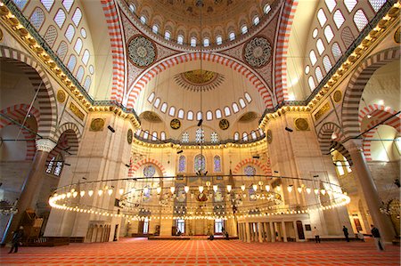simsearch:841-07783014,k - Interior of Suleymaniye Mosque, UNESCO World Heritage Site, Istanbul, Turkey, Europe Photographie de stock - Rights-Managed, Code: 841-07204358