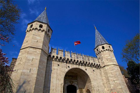 Gate of Salutation, Topkapi Palace, UNESCO World Heritage Site, Istanbul, Turkey, Europe Stock Photo - Rights-Managed, Code: 841-07204350