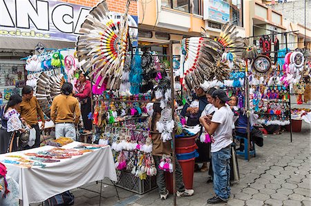 Street scene, Otavalo market, Imbabura Province, Ecuador, South America Stock Photo - Rights-Managed, Code: 841-07204389