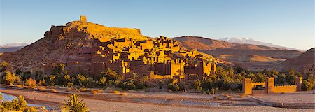 Ait Benhaddou, UNESCO World Heritage Site, Atlas Mountains, Morocco, North Africa, Africa Foto de stock - Con derechos protegidos, Código: 841-07204396