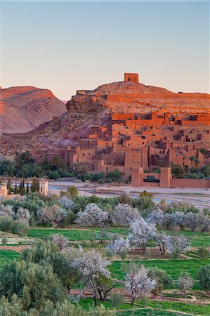 Ait Benhaddou, UNESCO World Heritage Site, Atlas Mountains, Morocco, North Africa, Africa Foto de stock - Con derechos protegidos, Código: 841-07204403