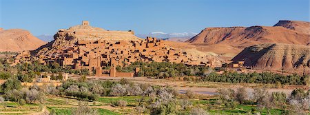Ait Benhaddou, UNESCO World Heritage Site, Atlas Mountains, Morocco, North Africa, Africa Photographie de stock - Rights-Managed, Code: 841-07204423