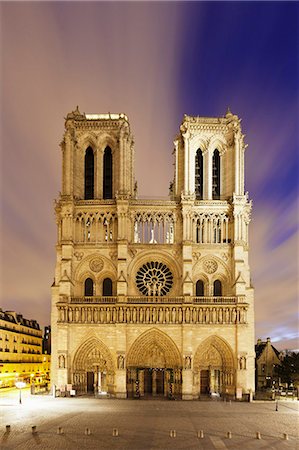 france not people - Notre Dame, Paris, Ile de France, France, Europe Stock Photo - Rights-Managed, Code: 841-07204449