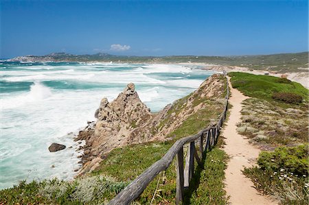 sardinia - Path along the west coast at the beach of Rena Maiore, Sardinia, Italy, Mediterranean, Europe Foto de stock - Con derechos protegidos, Código: 841-07204457