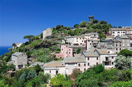 france countryside hills - Nonza, Corsica, France, Mediterranean, Europe Stock Photo - Rights-Managed, Code: 841-07204513