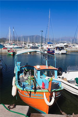 porte - Fishing boat at the port of Ajaccio, Corsica, France, Mediterranean, Europe Stock Photo - Rights-Managed, Code: 841-07204529