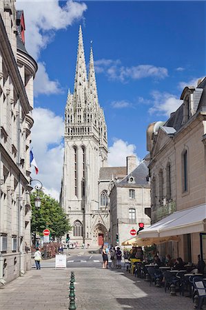 simsearch:841-08279366,k - Saint Corentin Cathedral, Quimper, Finistere, Brittany, France, Europe Photographie de stock - Rights-Managed, Code: 841-07204585