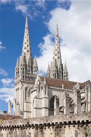 Saint Corentin Cathedral, Quimper, Finistere, Brittany, France, Europe Photographie de stock - Rights-Managed, Code: 841-07204587