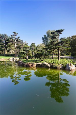 Japanese garden, North Park (Nordpark), Dusseldorf, North Rhine Westphalia, Germany, Europe Stock Photo - Rights-Managed, Code: 841-07204684