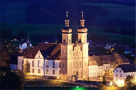 Klosterkirche, (Abbey of St. Peter), Glottertal, Schwarzwald, Baden Wurttemberg, Germany, Europe Foto de stock - Con derechos protegidos, Código: 841-07204755