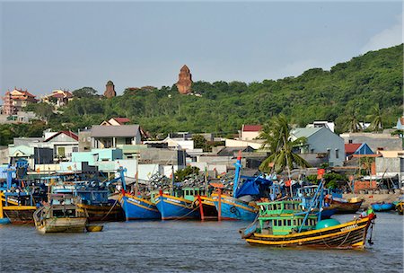 simsearch:841-06033280,k - Fishing harbour, Phan Thiet, Vietnam, Indochina, Southeast Asia, Asia Foto de stock - Direito Controlado, Número: 841-07205075
