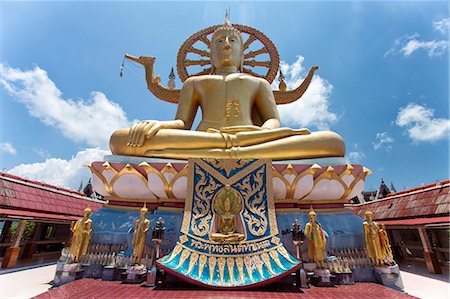 simsearch:841-02916342,k - Big Buddha Temple (Wat Phra Yai), Koh Samui, Thailand, Southeast Asia, Asia Stockbilder - Lizenzpflichtiges, Bildnummer: 841-07205177