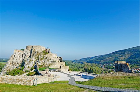 slovakia - Ruins of Devin Castle, Danube River, Bratislava, Slovakia, Europe Stock Photo - Rights-Managed, Code: 841-07205257