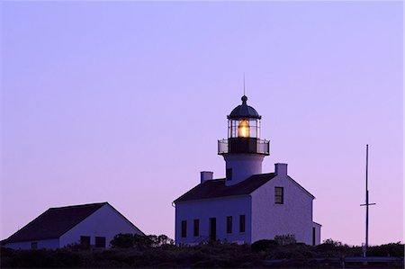 san diego - Old Point Loma Lighthouse, Cabrillo National Monument, San Diego, California, United States of America, North America Foto de stock - Con derechos protegidos, Código: 841-07205599