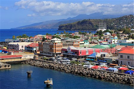 Port of Roseau, Dominica, Windward Islands, West Indies, Caribbean, Central America Photographie de stock - Rights-Managed, Code: 841-07205625