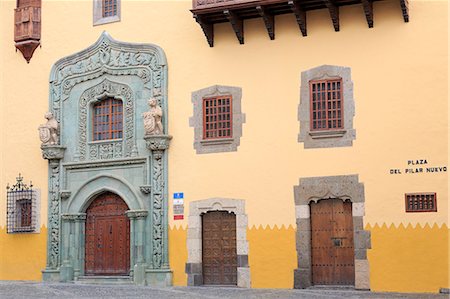 simsearch:841-07201559,k - Casa de Colon Museum in the Vegueta District, Las Palmas City, Gran Canaria Island, Canary Islands, Spain, Europe Photographie de stock - Rights-Managed, Code: 841-07205663