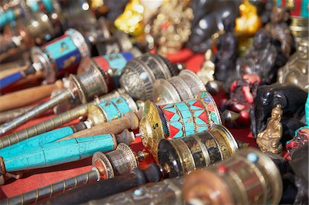 Souvenirs at Swayambhunath Stupa, UNESCO World Heritage Site, Kathmandu, Nepal, Asia Photographie de stock - Rights-Managed, Code: 841-07205777