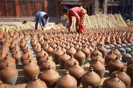 Potters' Square, Bhaktapur, UNESCO World Heritage Site, Kathmandu Valley, Nepal, Asia Photographie de stock - Rights-Managed, Code: 841-07205791