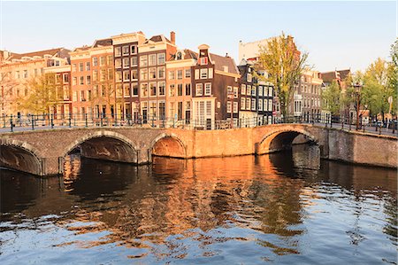 Keizersgracht Canal, Amsterdam, Netherlands, Europe Foto de stock - Direito Controlado, Número: 841-07205875