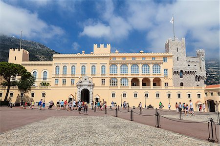 Palais Princier, Monaco-Ville, Monaco, Europe Stock Photo - Rights-Managed, Code: 841-07205933