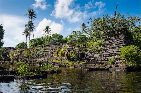 ruined city - Ruined city of Nan Madol, Pohnpei (Ponape), Federated States of Micronesia, Caroline Islands, Central Pacific, Pacific Stock Photo - Rights-Managed, Code: 841-07205993