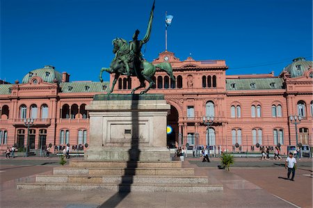 simsearch:841-07206030,k - Casa Rosada (Pink House) (Casa de Gobierno) (Government House), Buenos Aires, Argentina, South America Stockbilder - Lizenzpflichtiges, Bildnummer: 841-07206040