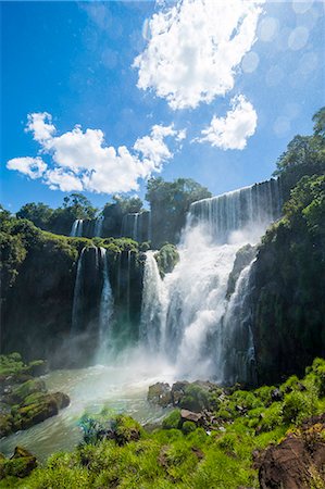 Foz de Iguazu (Iguacu Falls), Iguazu National Park, UNESCO World Heritage Site, Argentina, South America Photographie de stock - Rights-Managed, Code: 841-07206050