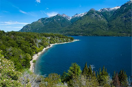 patagonia - Beautiful mountain lake in the Los Alerces National Park, Chubut, Patagonia, Argentina, South America Stock Photo - Rights-Managed, Code: 841-07206071