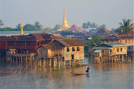 Nampan village, Inle Lake, Shan State, Myanmar (Burma), Asia Photographie de stock - Rights-Managed, Code: 841-07206246