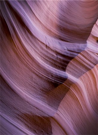 rock texture - Antelope Canyon, Page, Arizona, United States of America, North America Stock Photo - Rights-Managed, Code: 841-07206447