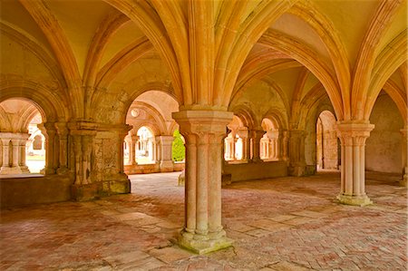 The chapter house of Fontenay Abbey, UNESCO World Heritage Site, Cote d'Or, Burgundy, France, Europe Photographie de stock - Rights-Managed, Code: 841-07206541